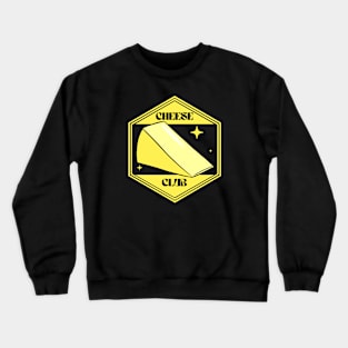 CHEESY CLUB HEXAGON: JOIN THE CHEESY ESCAPADE Crewneck Sweatshirt